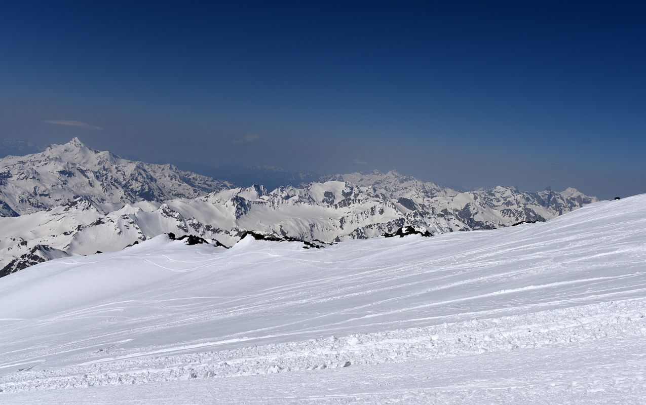 05D Mounts Shdavleri, Azau, Gvandra To The Southwest On Climb To Pastukhov Rocks On The Mount Elbrus Climb